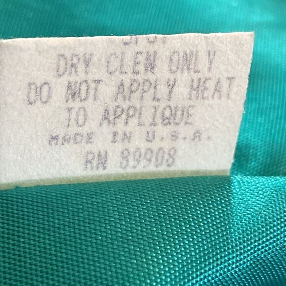 Vintage Nah Nah Collection Women’s Teal Sequin Emerald Turquíes Blazer Size 12 - Picture 10 of 12